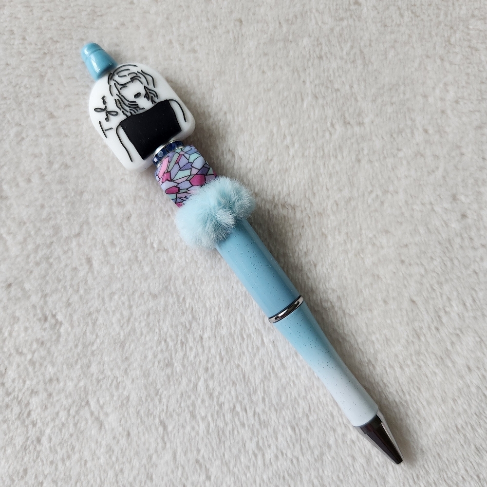 Blue and White Taylor Swift Pen
